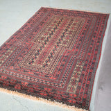 トライバル ラグ 148×94cm イラン手織り 一点物
