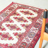トライバル ラグ 120×84cm イラン手織り 一点物