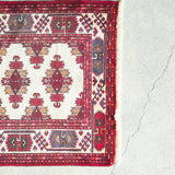 トライバル ラグ 120×84cm イラン手織り 一点物