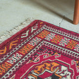 トライバル ラグ 98×60cm イラン手織り 一点物