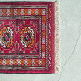 トライバル ラグ 98×60cm イラン手織り 一点物