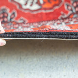 トライバル ラグ 92×62cm イラン手織り 一点物