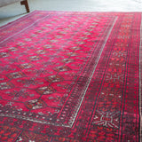 トライバル ラグ 200×125cm イラン手織り 一点物