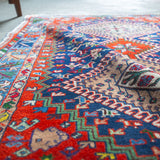 トライバル ラグ 165×110cm イラン手織り 一点物