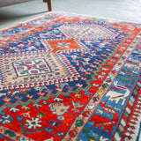 トライバル ラグ 165×110cm イラン手織り 一点物