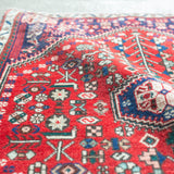 トライバル ラグ 110×70cm イラン手織り 一点物