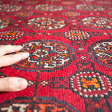 Tribal Rug 200×125cm 手織りトライバルラグ バルーチ 