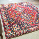 トライバル ラグ 200×160cm イラン手織り 一点物
