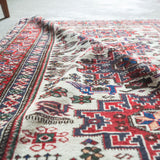 トライバル ラグ 155×100cm イラン手織り 一点物