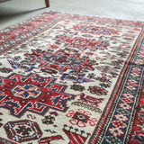 トライバル ラグ 155×100cm イラン手織り 一点物