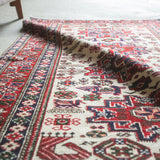 トライバル ラグ 155×100cm イラン手織り 一点物