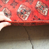 Tribal Rug 145×110cm 手織りトライバルラグ トルクメン 