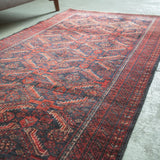トライバル ラグ 185×105cm イラン手織り 一点物