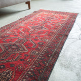 トライバル ラグ 180×65cm イラン手織り 一点物