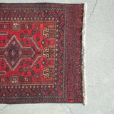 トライバル ラグ 180×65cm イラン手織り 一点物