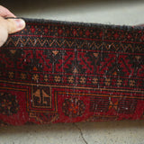 トライバル ラグ 180×65cm イラン手織り 一点物