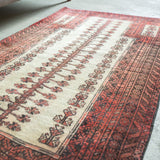 トライバル ラグ 140×84cm イラン手織り 一点物