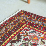 トライバル ラグ 127×80cm イラン手織り 一点物