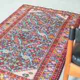 トライバル ラグ 130×80cm イラン手織り 一点物