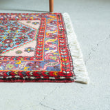 トライバル ラグ 130×80cm イラン手織り 一点物