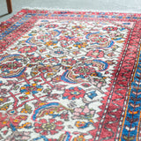トライバル ラグ 125×77cm イラン手織り 一点物