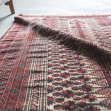 トライバル ラグ 140×105cm イラン手織り 一点物
