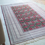 トライバル ラグ 185×130cm イラン手織り 一点物