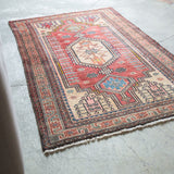 トライバル ラグ 147×95cm イラン手織り 一点物
