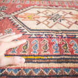 トライバル ラグ 147×95cm イラン手織り 一点物