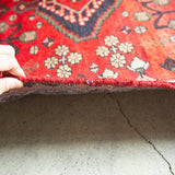 Tribal Rug 197×128cm 手織りトライバルラグ ハメダン 