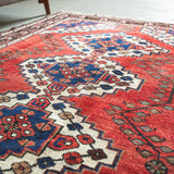 Tribal Rug 193×140cm 手織りトライバルラグ ハメダン