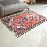 Tribal Rug 193×140cm 手織りトライバルラグ ハメダン
