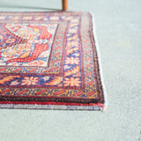 トライバル ラグ 76×70cm イラン手織り 一点物