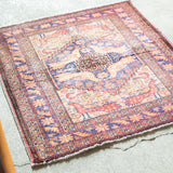 Tribal Rug 76×70cm 手織りトライバルラグ バルーチ 