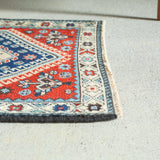 トライバル ラグ 75×55cm イラン手織り 一点物