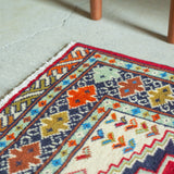 トライバル ラグ 82×64cm イラン手織り 一点物
