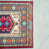 トライバル ラグ 82×64cm イラン手織り 一点物
