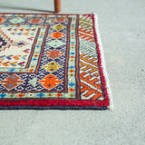 トライバル ラグ 82×64cm イラン手織り 一点物