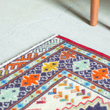トライバル ラグ 82×64cm イラン手織り 一点物