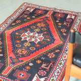トライバル ラグ 130×83cm イラン手織り 一点物