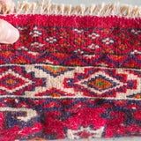 トライバル ラグ 73×33cm イラン手織り 一点物