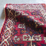 トライバル ラグ 73×33cm イラン手織り 一点物