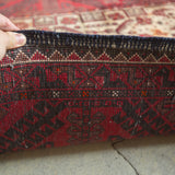 トライバル ラグ 200×112cm イラン手織り 一点物