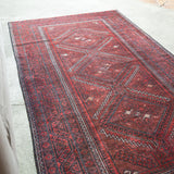 Tribal Rug 190×102cm 手織りトライバルラグ バルーチ