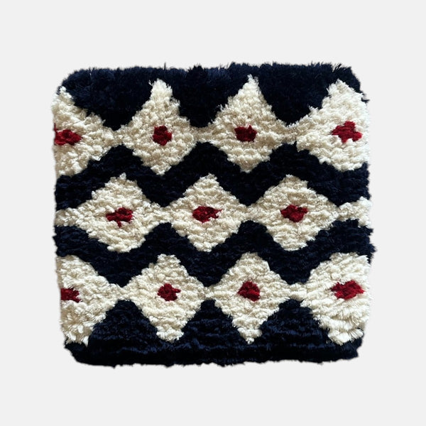 まいにちノッティング 椅子敷き <span>38×38 菊花