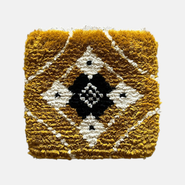 まいにちノッティング 椅子敷き <span>38×38 菱重ね