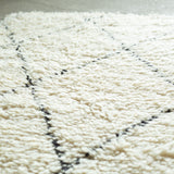 ベニワレン ラグ 130×70cm モロッコ手織り 一点物