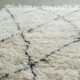 ベニワレン ラグ 106×70cm モロッコ手織り 一点物
