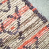 ベニワレン ラグ 206×120cm モロッコ手織り 一点物