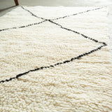ベニワレン ラグ 145×92cm モロッコ手織り 一点物